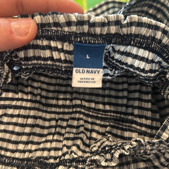 Old Navy Navy and White Striped Dress - Picture 4 of 4